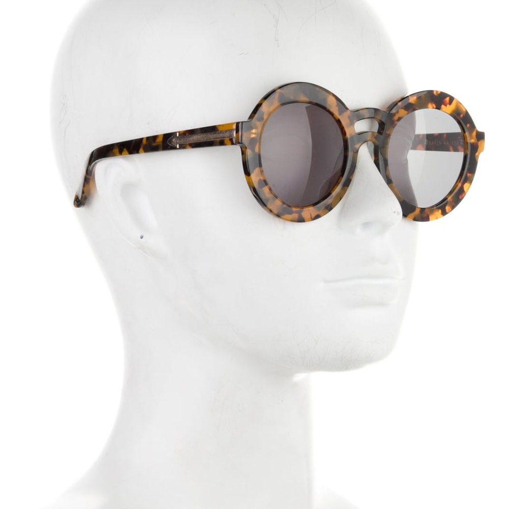 Karen Walker | Round Tortoiseshell Sunglasses, Brown